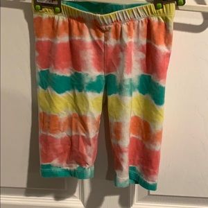 Tie-dye biker shorts